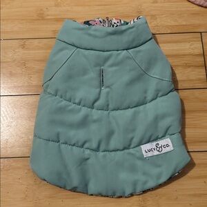 Lucy & Co. Teal Dog Jacket